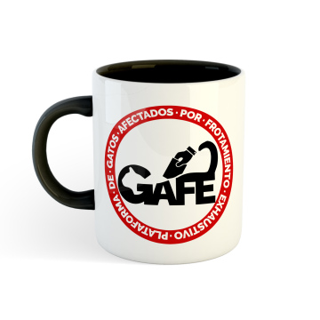 Taza gato "Gafe" - Taza de 350 ml de capacidad   